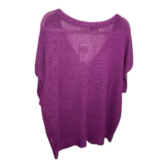 Ralph Lauren Women's V-Neck Purple Dawn Sweater - Picture 6 of 9